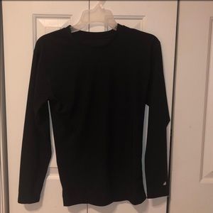 Black Thermal Long-Sleeve Shirt